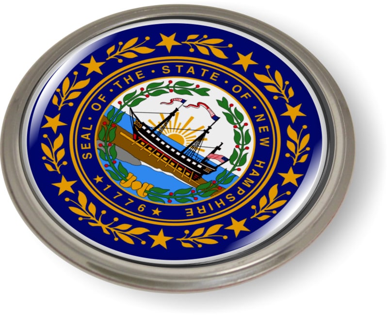 New Hampshire - State Flag Emblem